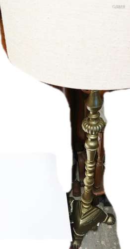 Floor lamp,former probably othodox church candlestick,with i...