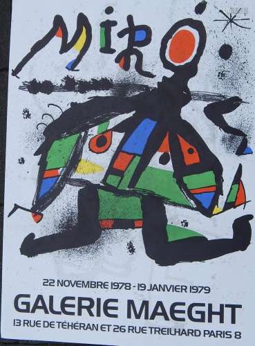 Joan Miro (1893-1983) "Gallery Maeght",Original co...
