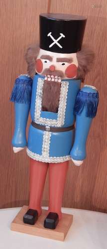 Nutcracker "Miner", handicraft from the Erzgebirge...