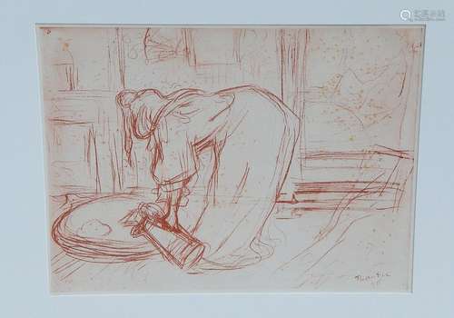 Henri Toulouse-Lautrec (1864-1901) "La Femme tub",...