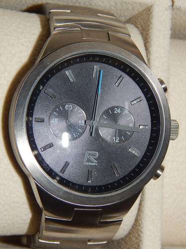 Mens Wrist Watch ,Chronograph R Design,Stainless Steel