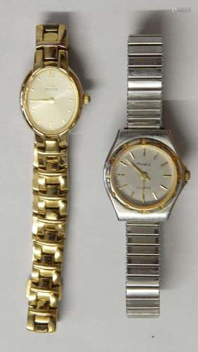 2 ladies wrist watches,brand Citizen and Regent,together