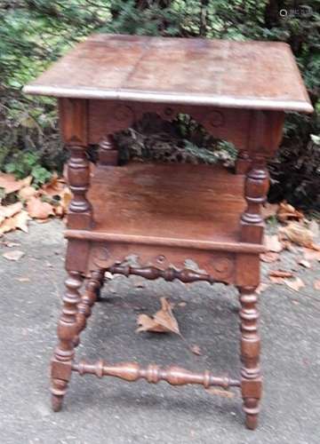 Side table,oak,2nd half 19th century