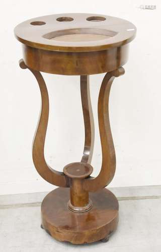 Small Empire side table,mahogany,19th century,height ca.85cm...