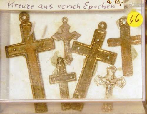 Mixed lot of 6 crosses from different eras