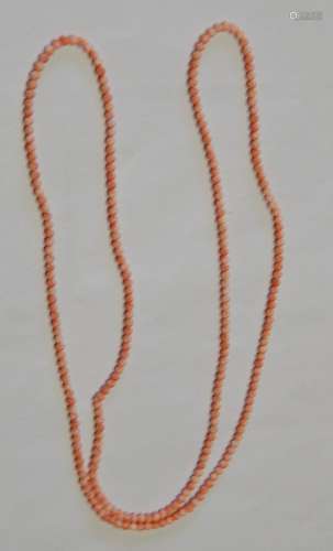 Endless coral necklace