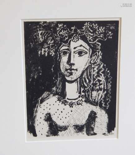 Pablo Picasso (1881-1973) "Jeune fille inspirée par Cra...