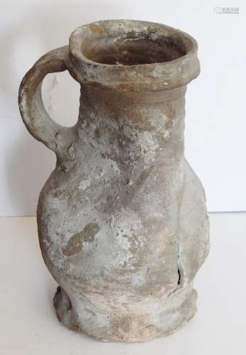 Handle clay jug