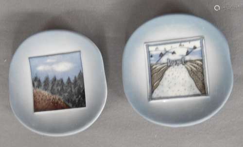 2 small wall plates