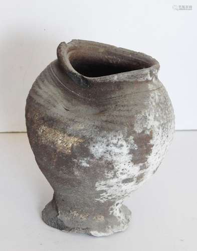 Bellied clay jug