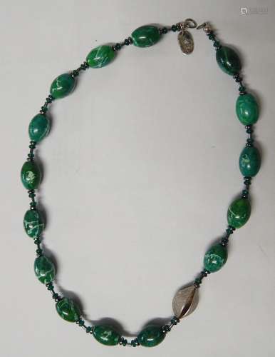 Malachite necklace