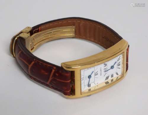 Cartier brand ladies wrist watch