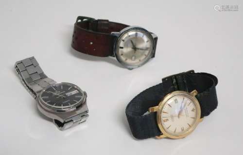 Convolute 3 men's wristwatches