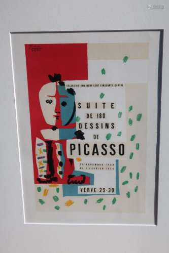 Pablo Picasso (1881-1973) "Frontispiece", color li...