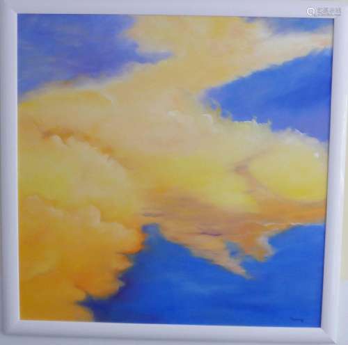 M.Segschneider "Composition",oil on canvas,signed ...