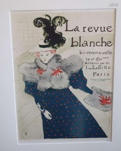 Henri Toulouse-Lautrec (1864-1901) "La revue blanche&qu...