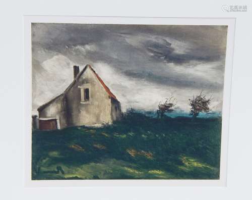 Maurice de Vlaminck(1876-1958) "La maison dans la plain...