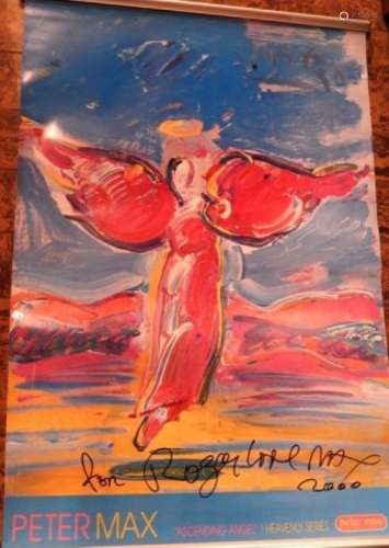 Peter Max (1937),Poster "Ascending Angle" from Hea...