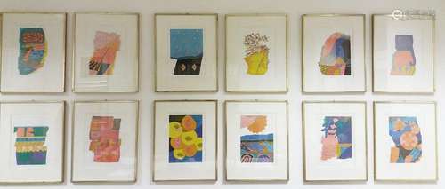 Heinz Trökes (1913-1997) series of 12 original lithographs f...