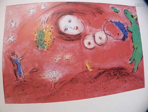 Marc Chagall (1887-1985) "Daphne & Chloé-Spring Mea...