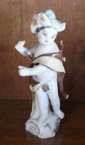 "Young man",figurative porcelain KPM Berlin,damage...