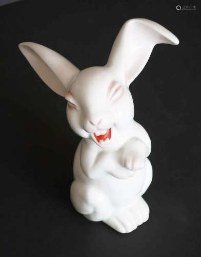 Standing hare,figurative porcelainRosenthal,height ca.13,5cm