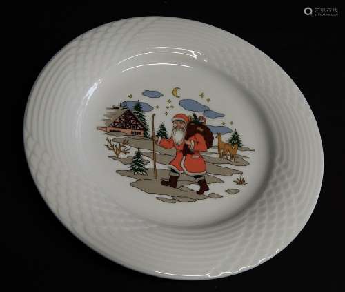 Christmas plate,Hutschenreuther porcelain,diameter ca.25,5cm...