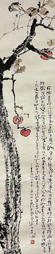 杨善深 花鸟 立轴
