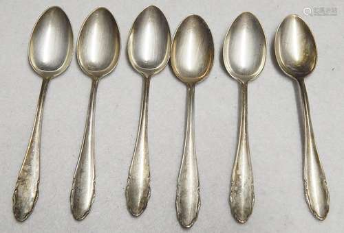 Set of 6 coffee spoons