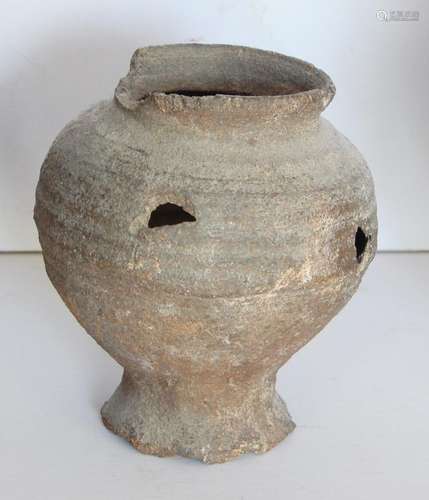 Bellied clay jug