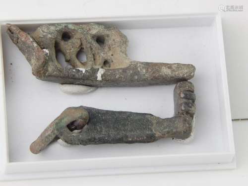 Roman drawer bolt and key