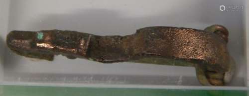 Roman snake head brooch