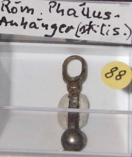 Roman phallus pendant