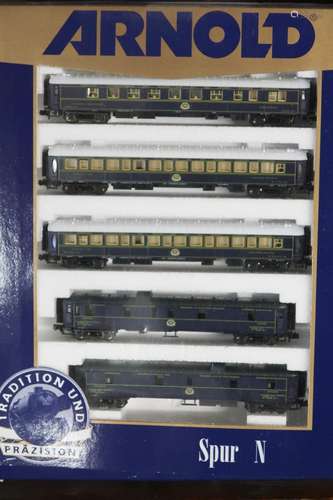 Convolute 5 wagons in original packaging