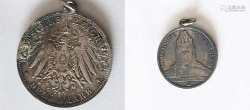 Coin "Drei Mark",German Reich, "E", work...