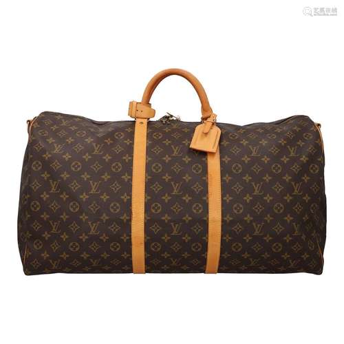 LOUIS VUITTON VINTAGE Weekender "KEEPALL 60".