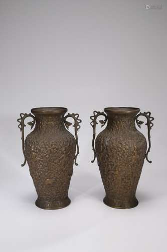 PAIR OF VASES