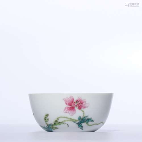 A FAMILLE-ROSE CUP.MARK OF YONGZHENG