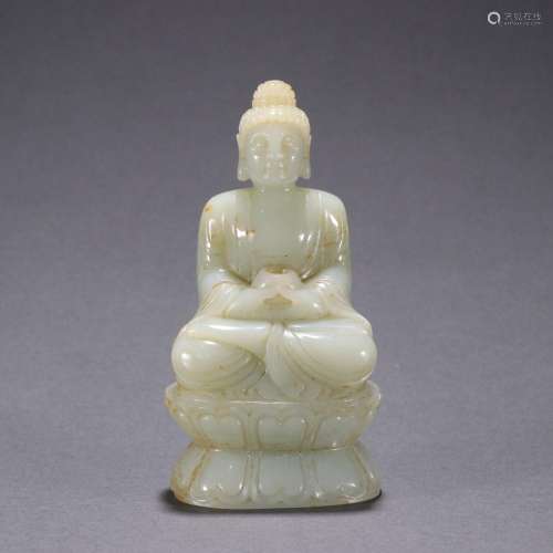 Hetian Jade Medicine Buddha Ornament