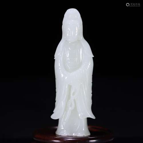 Hetian jade Guanyin