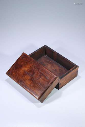 Huanghuali wooden study box