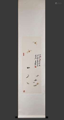 Qi Baishi's picture of grass and insects