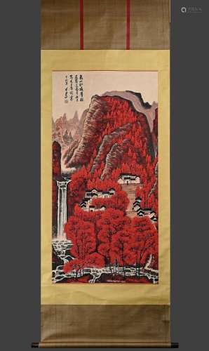 Li Keran is red all over the mountains