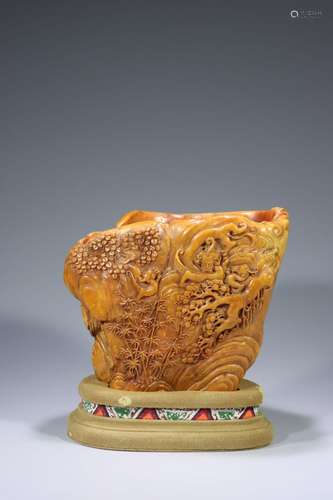 Tian Huang stone carving "Gao Fenghan" style study...