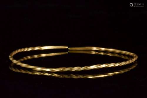 ROMAN GOLD TWISTED BRACELET