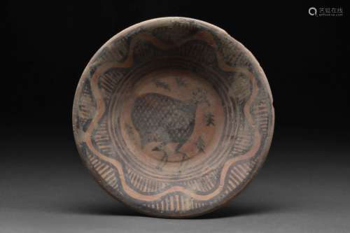INDUS VALLEY CULTURE TERRACOTTA PLATE