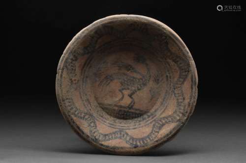 INDUS VALLEY CULTURE TERRACOTTA PLATE