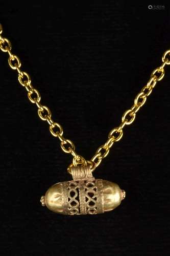 BYZANTINE GOLD OPEN-WORK PENDANT