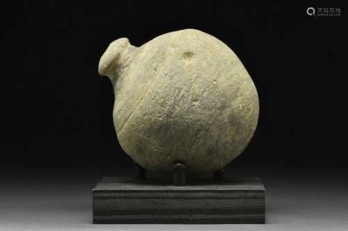 BYZANTINE CERAMIC "GREEK FIRE" HAND GRENADE