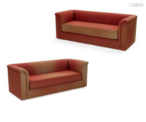 A pair of J. Robert Scott French Line II sofas